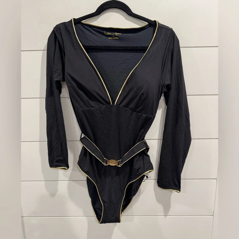 NWOT India Hicks x Sea Level black Piper surf suit